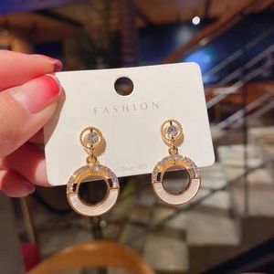 Luxury fashion earrings 925 Silver post